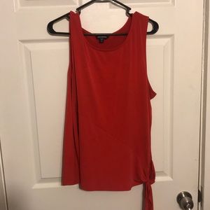 Light red blouse with side tie